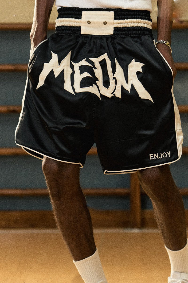 Boxing Shorts with Logo - chiclara