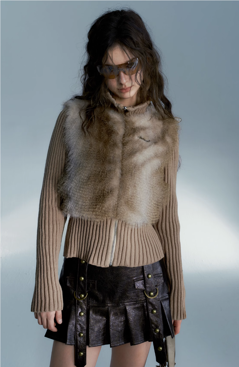 Couture Cozy Collar Cardigan-Like Jacket - chiclara