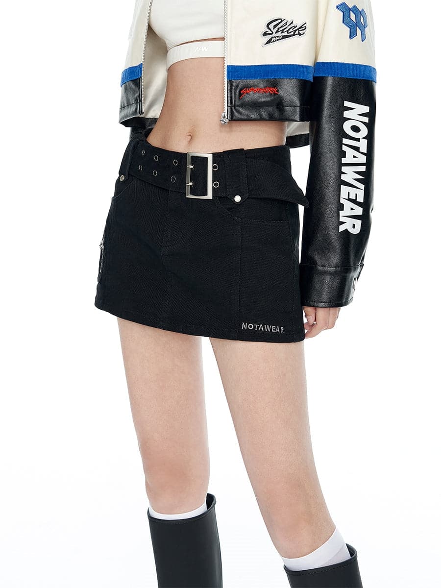 Denim Anti-Glare Skirt - chiclara