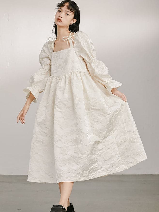 Princess-Inspired Midi Dress - chiclara