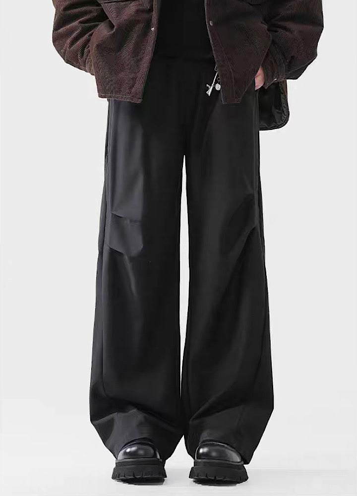 Black Utility Cargo Pants - chiclara