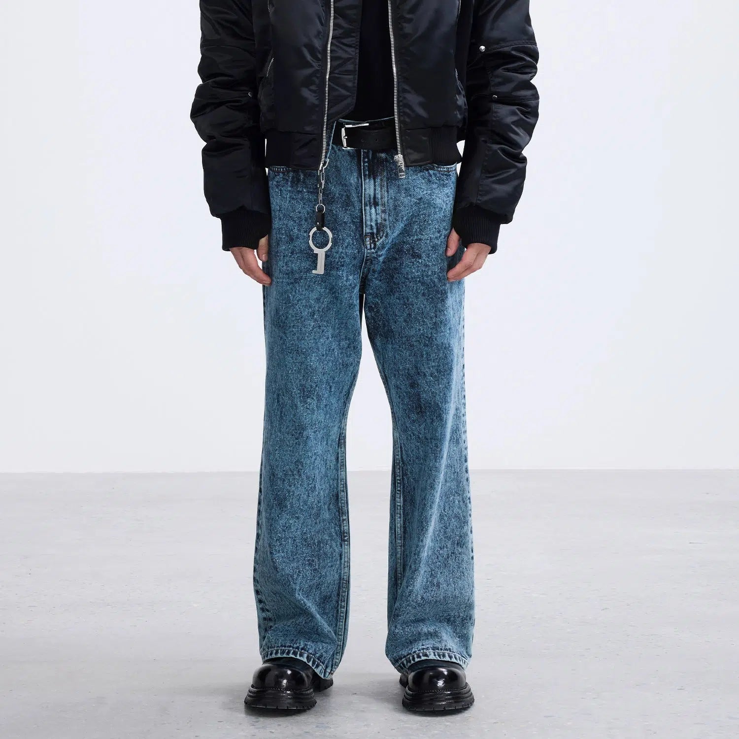 Essential Faded Bootcut Jeans - chiclara