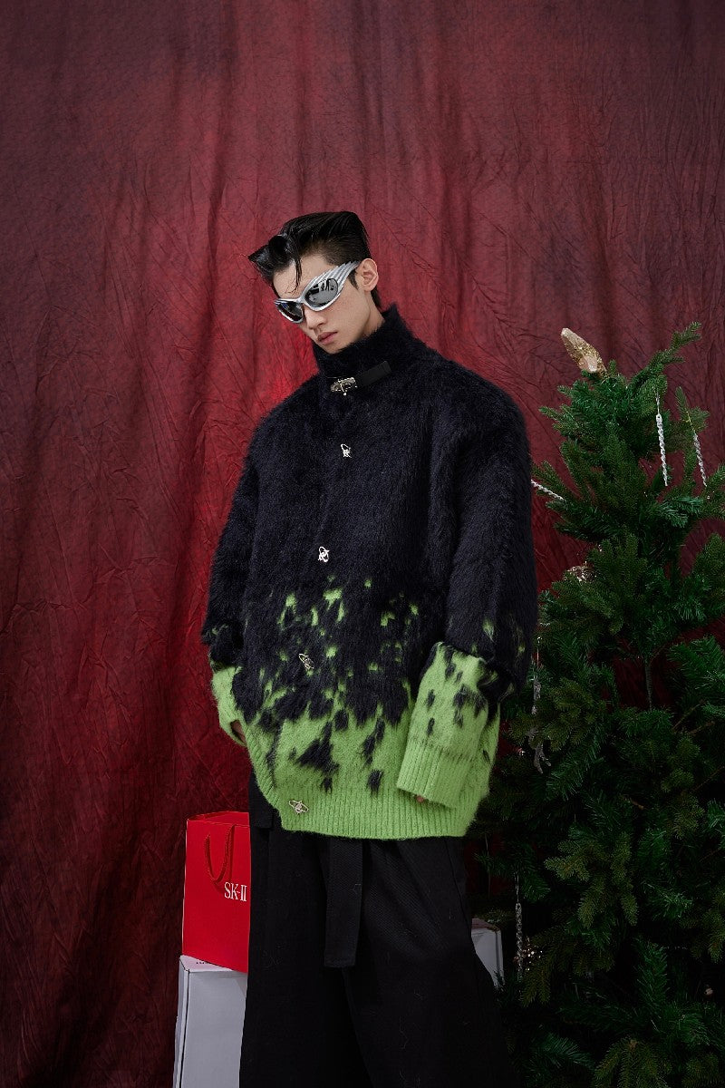Wool Knit Crewneck Sweater - chiclara
