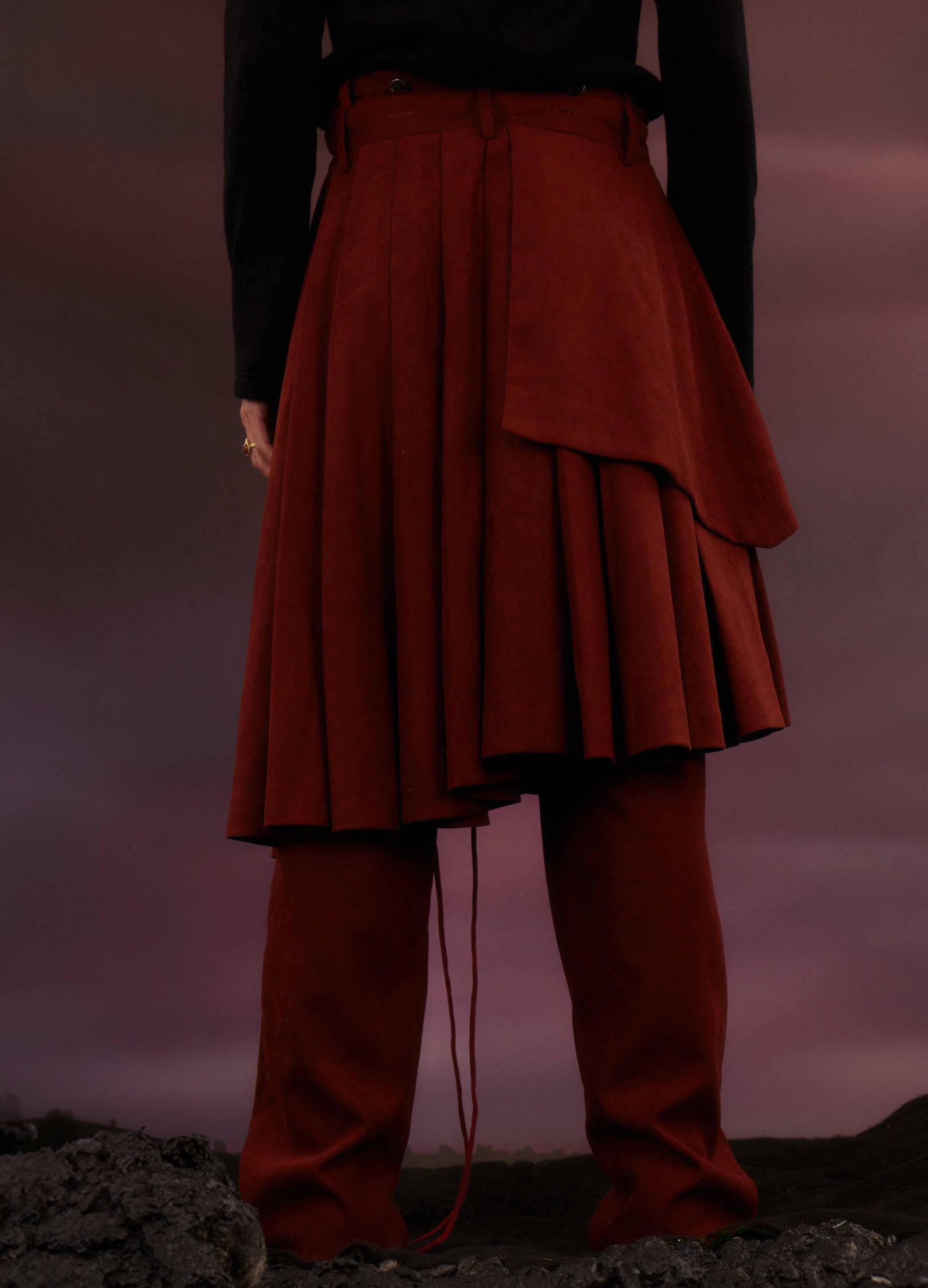 Dual Layer Skirt-Pants Fusion - chiclara
